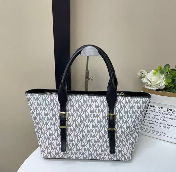 Michael Kors Jet Set Travel Extra-Small Logo Top-Zip Tote Bag(A Grade)