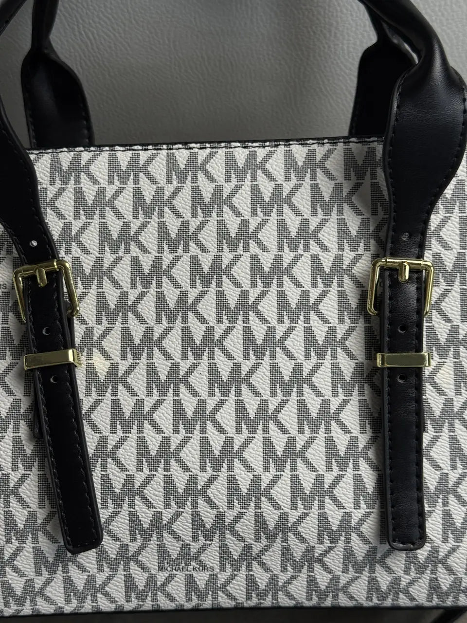 Michael Kors Jet Set Travel Extra-Small Logo Top-Zip Tote Bag(A Grade)