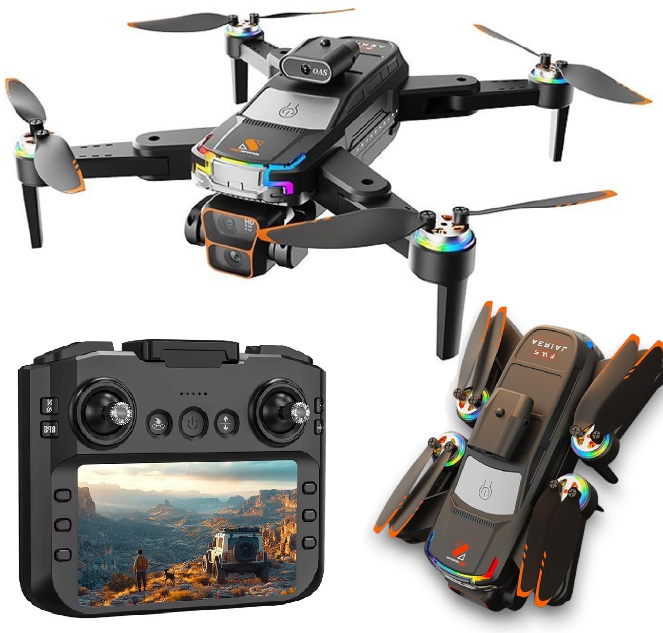 JS39P Screen brushless  Camera Drone