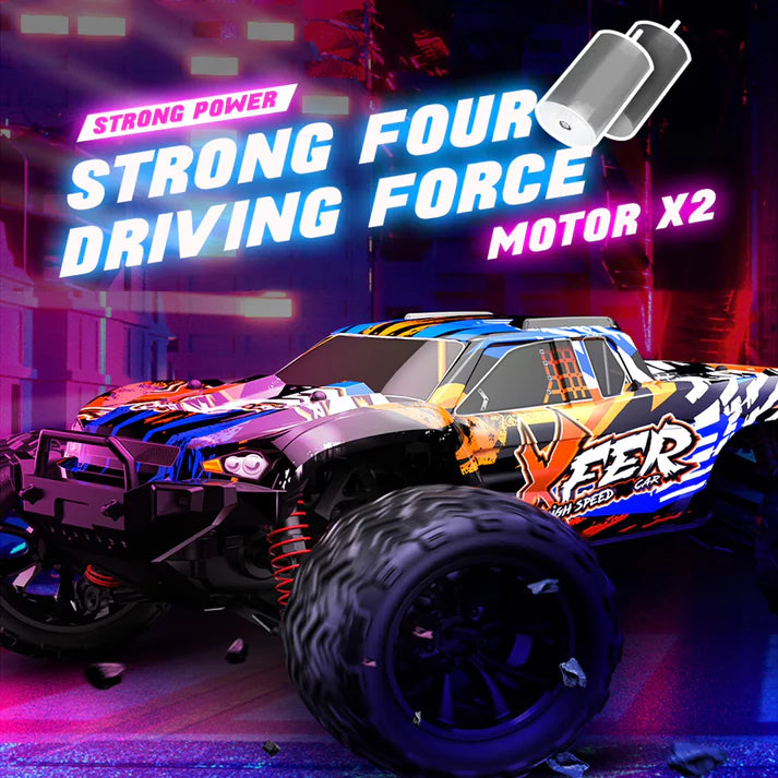 Remote Control Car 116 2.4GHz 40kmh All Terrain Off Road Trucks 4WD Climbing Car Gifts Full Scale for Adults