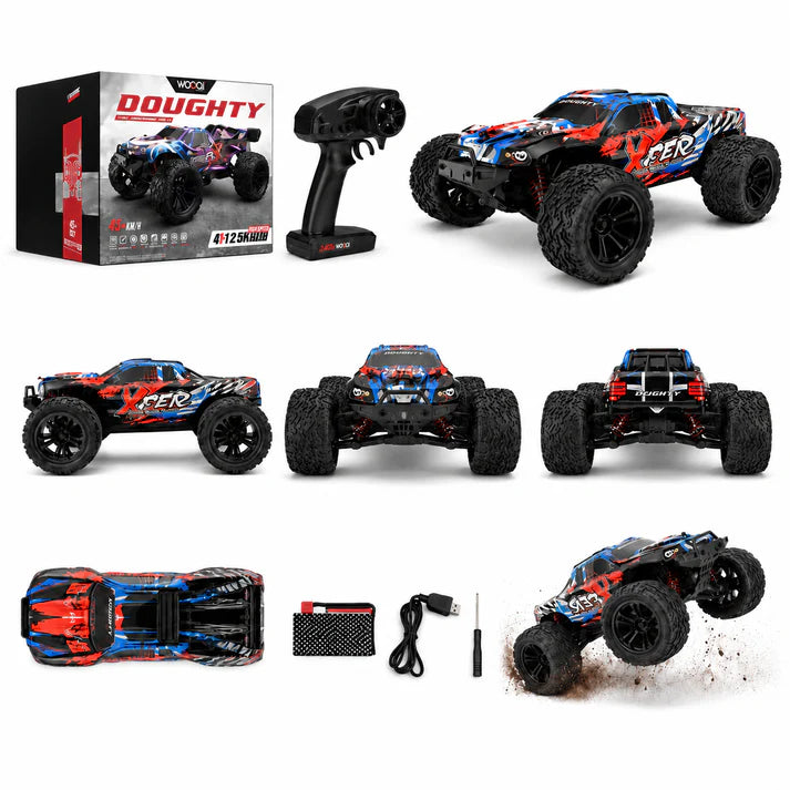 Remote Control Car 116 2.4GHz 40kmh All Terrain Off Road Trucks 4WD Climbing Car Gifts Full Scale for Adults