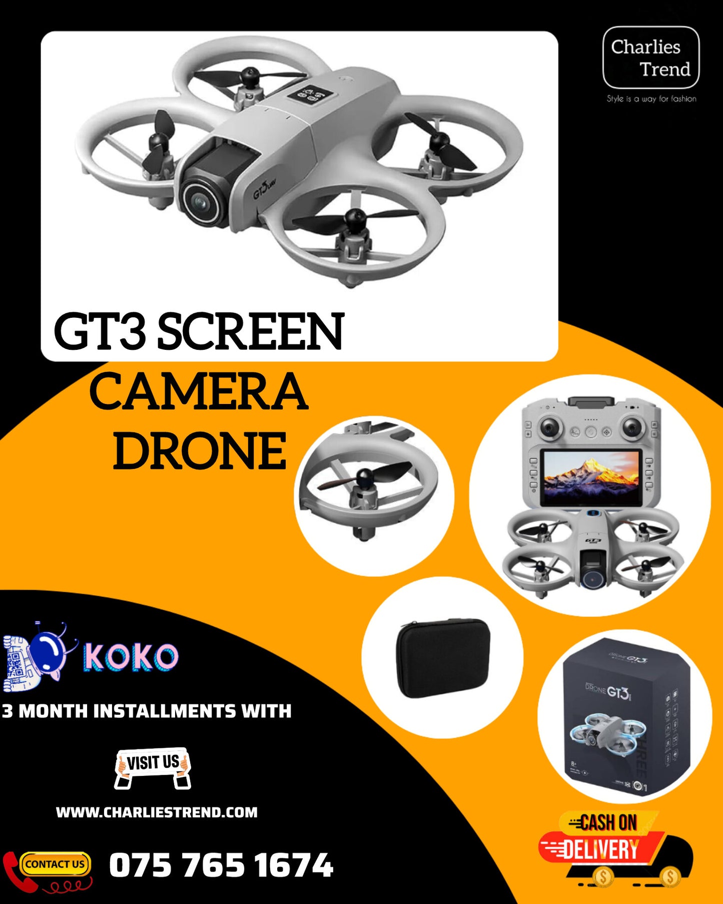 GT3 Screen with drone