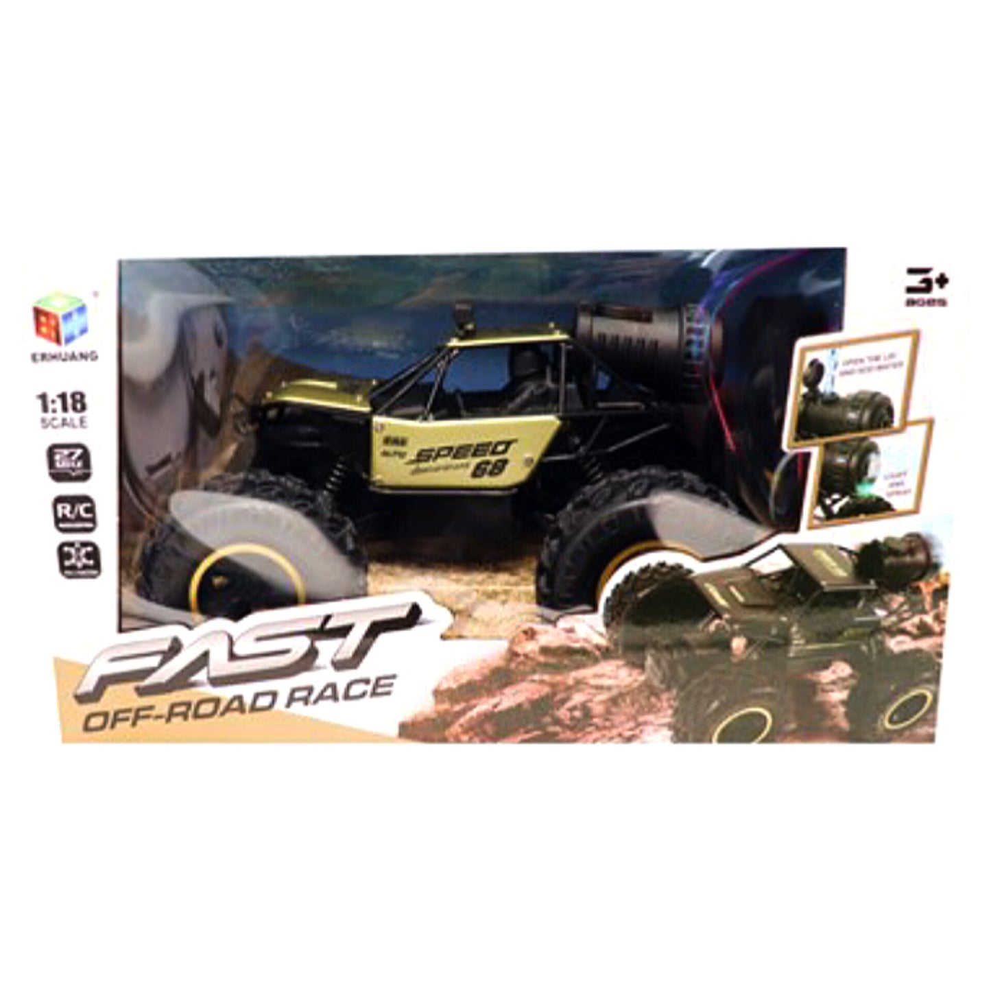 OFF-Road Smoke-Emitting RC Truck