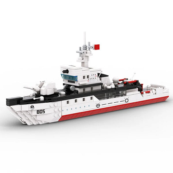 LEGO Toy Type 081 Mine Countermeasures Ship Block Set 380 Pieces