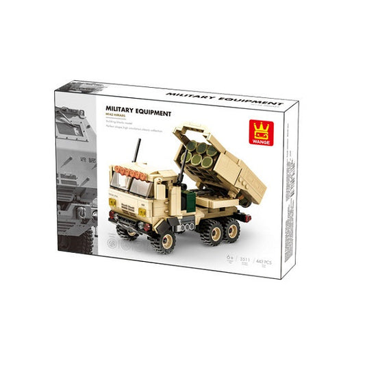 LEGO Toy Wange Plastic Army M142 HIMARS Vehicle Military Puzzle Brick Building Block Set