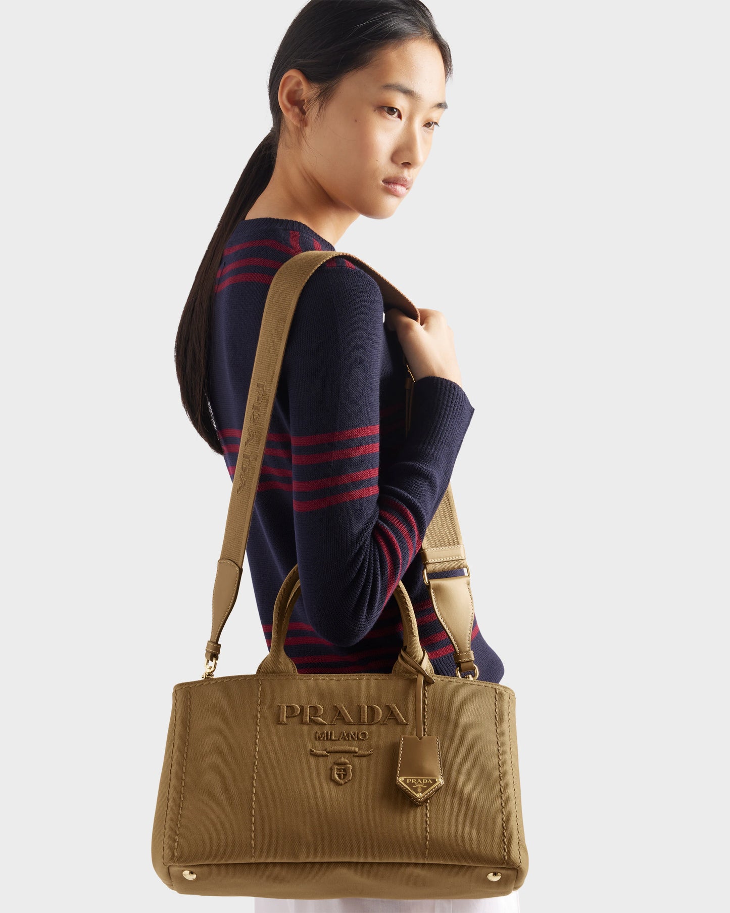 Prada canvas cotton handbag (A Grade)