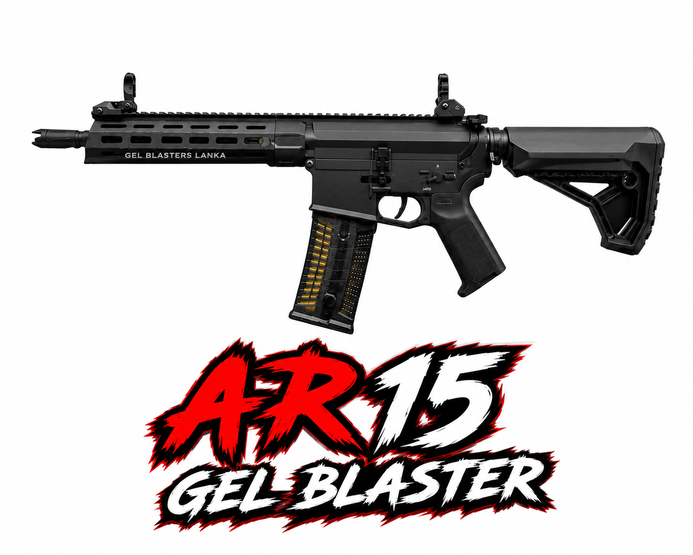 F4 AR-15 Gel Blaster 3000 Gel Bullets Free