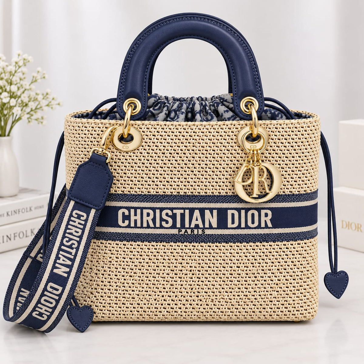 Christian Dior Elegant Woven Crossbody Bag (A Grade)