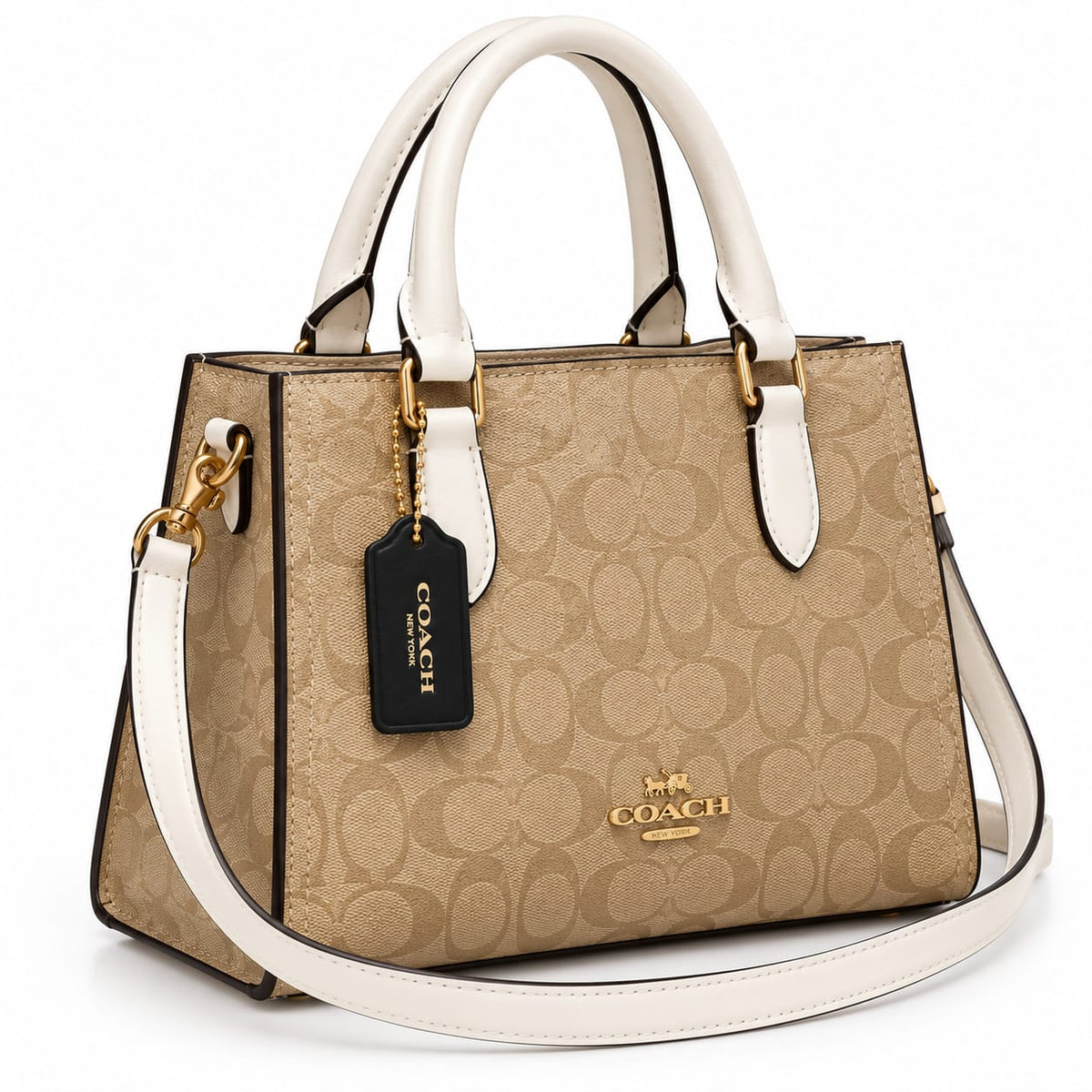 Coach Elegant Monogram Structured Tote Bag (A Grade)