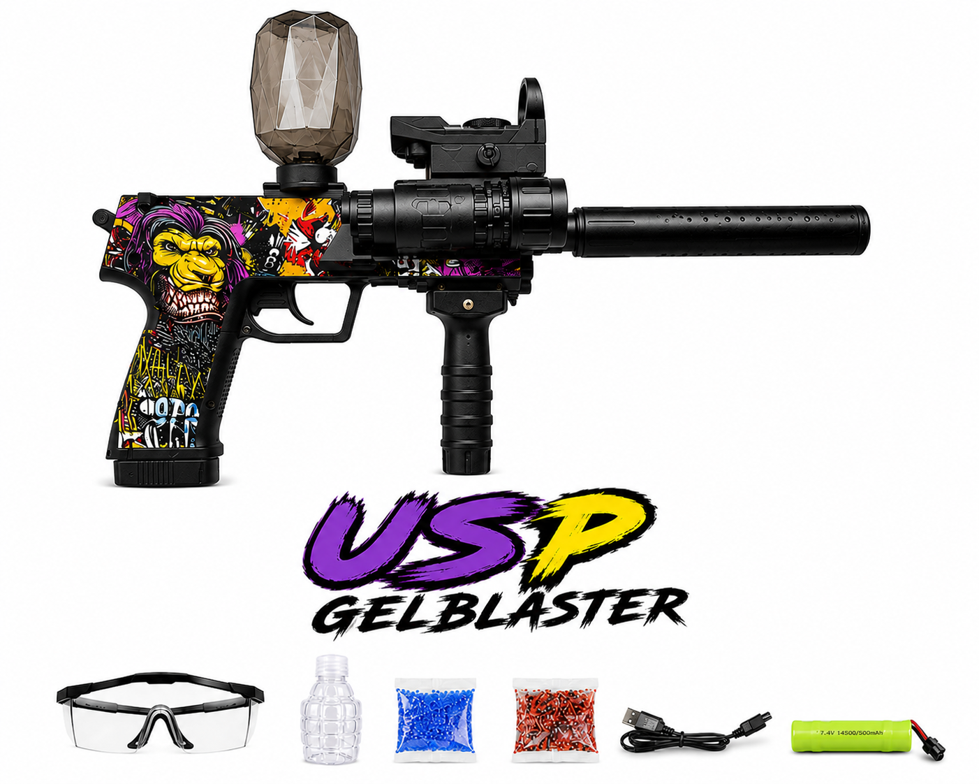 USP Gel Blaster 1000 Gell Bullets Free