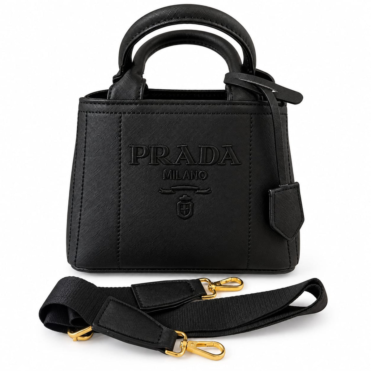 Prada Structured Shoulder Handbag (A Grade)