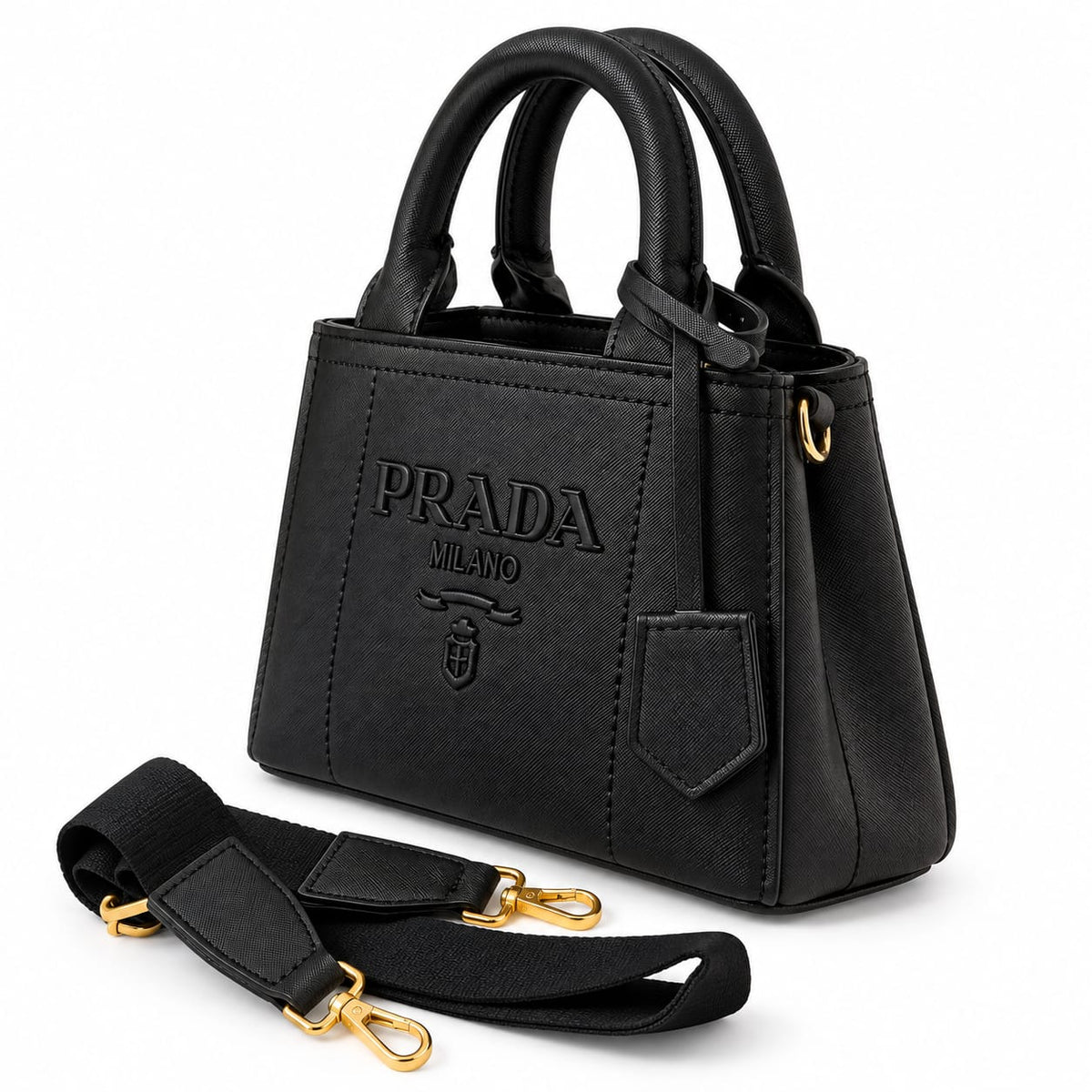 Prada Structured Shoulder Handbag (A Grade)